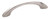 Amerock Hardware - Vaile 3-3/4 inch (96mm) Center-to-Center Pull is finished in Polished Chrome - BP5300326