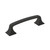 Amerock Hardware - Ville 3-3/4 inch (96mm) Center-to-Center Pull is finished in Matte Black - BP36775FB