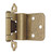 Amerock Hardware - Amerock 3/8 inch (10mm) Inset Hinge is finished in Burnished Brass - BPR3428BB