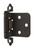 Amerock Hardware - Amerock Variable Overlay Hinge is finished in Matte Black - BPR3429FB