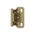 Amerock Hardware - Amerock 1/4 inch (6mm) Overlay Hinge is finished in Golden Champagne - BPR7566BBZ