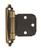 Amerock Hardware - Amerock Variable Overlay Hinge is finished in Antique Brass - BPR7629AE
