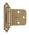 Amerock Hardware - Amerock Variable Overlay Hinge is finished in Burnished Brass - BPR7630BB