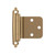 Amerock Hardware - Amerock Variable Overlay Hinge is finished in Champagne Bronze - BPR7630CZ