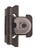 Amerock Hardware - Amerock 1/4 inch (6mm) Overlay Hinge is finished in Oil-Rubbed Bronze - BPR8701ORB
