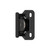 Amerock Hardware - Amerock 1/4 inch (6mm) Overlay Hinge is finished in Matte Black - BPR8715FB