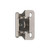 Amerock Hardware - Amerock 1/4 inch (6mm) Overlay Hinge is finished in Satin Nickel - BPR8715G10