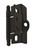 Amerock Hardware - Amerock 3/4 inch (19mm) Door Thickness Hinge is finished in Matte Black - PK3175TBFB