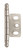 Amerock Hardware - Amerock 3/4 inch (19mm) Door Thickness Hinge is finished in Satin Nickel - PK3180TBG10