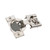 Amerock Hardware - Amerock 1/2 inch (13mm) Overlay Hinge is finished in Nickel - BP9235SCFF