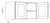 CNC Cabinetry Glencove Sleek White Kitchen Cabinet - 3015-24
