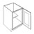 CNC Cabinetry Elegant Plus Sleek White Kitchen Cabinet - B15