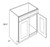 CNC Cabinetry Elegant Plus Linen Kitchen Cabinet - V27