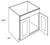 CNC Cabinetry Elegant Plus Rumors Kitchen Cabinet - SB24