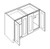 CNC Cabinetry Newport Plus Sahara Kitchen Cabinet - B48-FH-POD