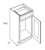 CNC Cabinetry Fashion White Kitchen Cabinet - V27