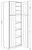 CNC Cabinetry Fashion Plus Sleek White Kitchen Cabinet - UC3024-96
