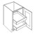 CNC Cabinetry Fashion Plus Sleek White Kitchen Cabinet - B15-FH-POS2