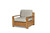 Hi Teak Furniture Qube Club Chair - HLAC2595C-CAN/N/CF/CC