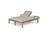 Hi Teak Furniture Double Sunlounger - HLSL2689