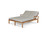 Hi Teak Furniture Double Sunlounger - HLSL2689