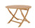 Hi Teak Furniture Jett Round Folding Table - HLT083B