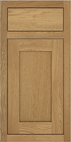Inset Hazelnut Oak