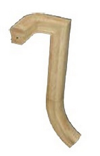 W.M. Coffman - Traditional LH Gooseneck - 2 Riser No Cap - White Oak ...