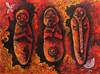 Aboriginal art original by artist J Dorante - MBL1521