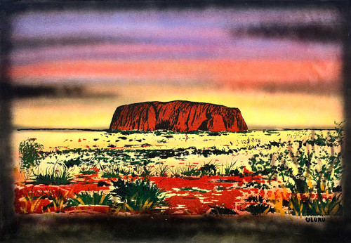 Aboriginal art MBL1517 by Unknown Artist
