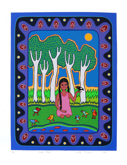 Aboriginal art print by artist Sally Morgan - MBP1535