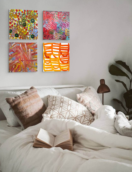 Pwerle Sisters Collection - Aboriginal Artists Emily, Geyla, Molly and Minnie Pwerle