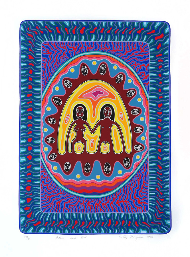Aboriginal art print by artist Sally Morgan - MBP1539