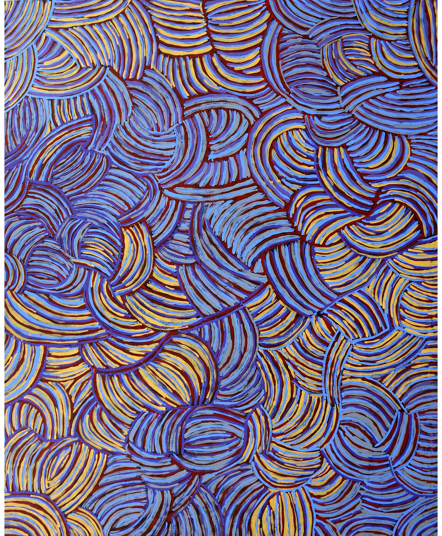 Gloria Petyarre作 アボリジニアート Aboriginal Artwork Painting MB008896 by Gloria Tamerre Petyarre