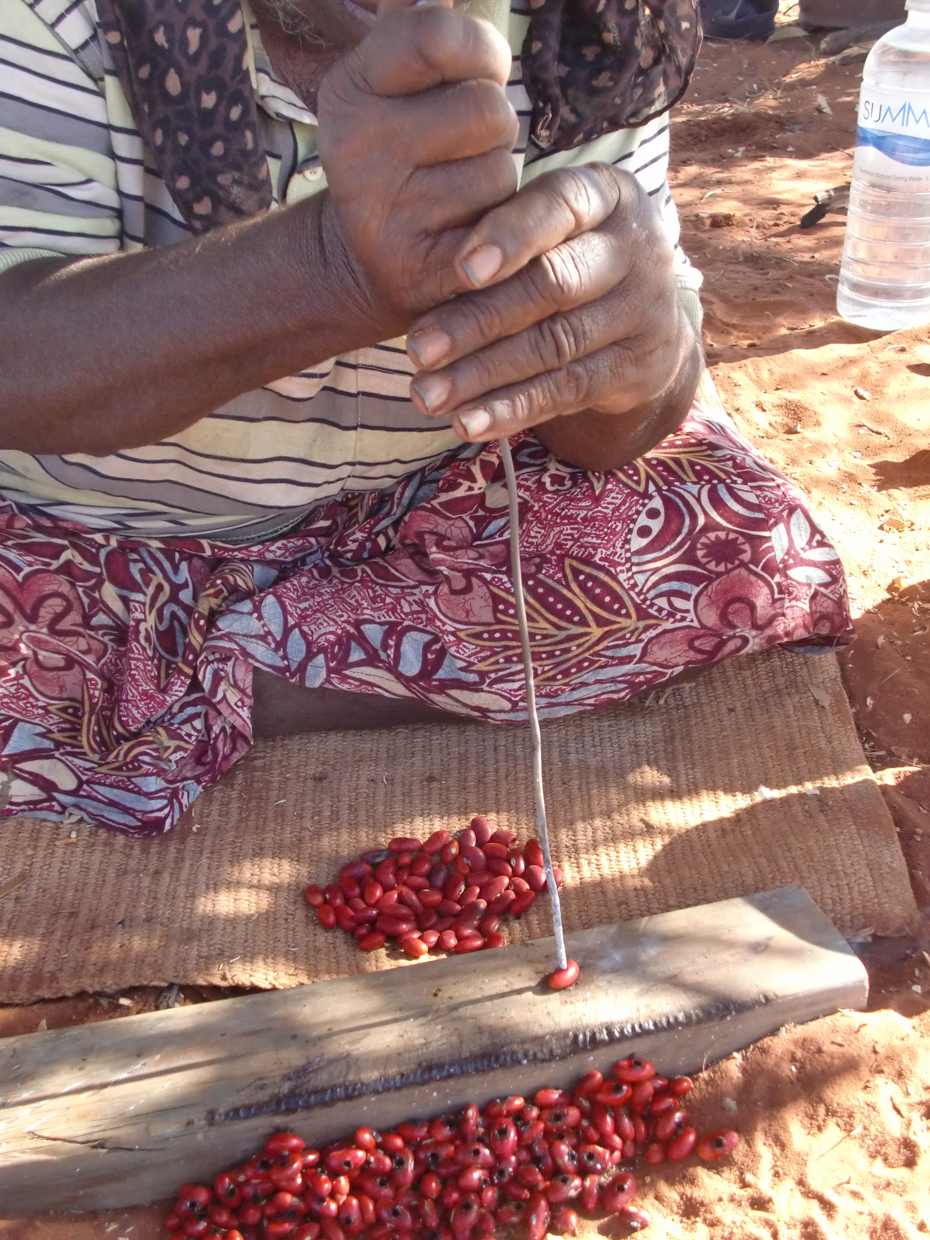 What techniques are used in Aboriginal artworks?