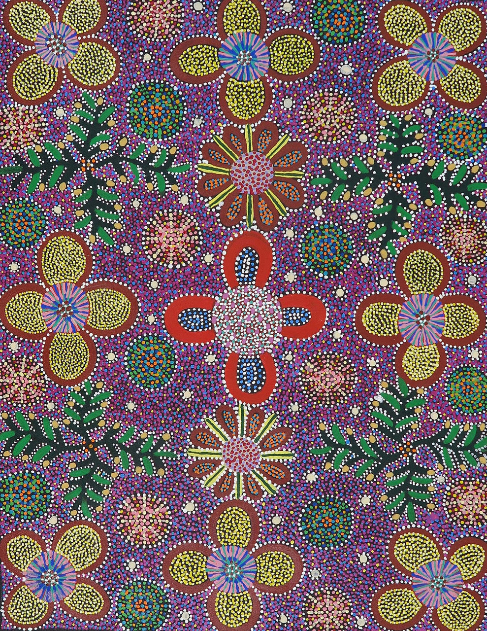 MB062597-Lily Lion Kngwarreye