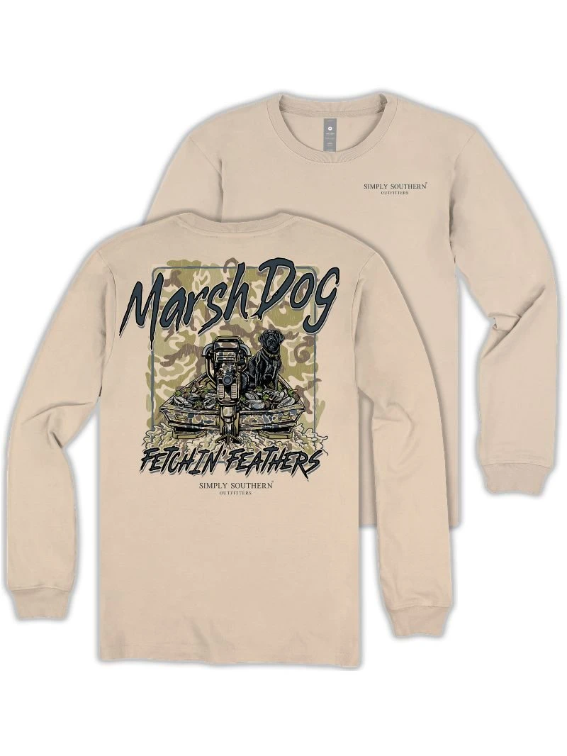 YTH-MN-LS-DOGDUCKBOAT-LINEN