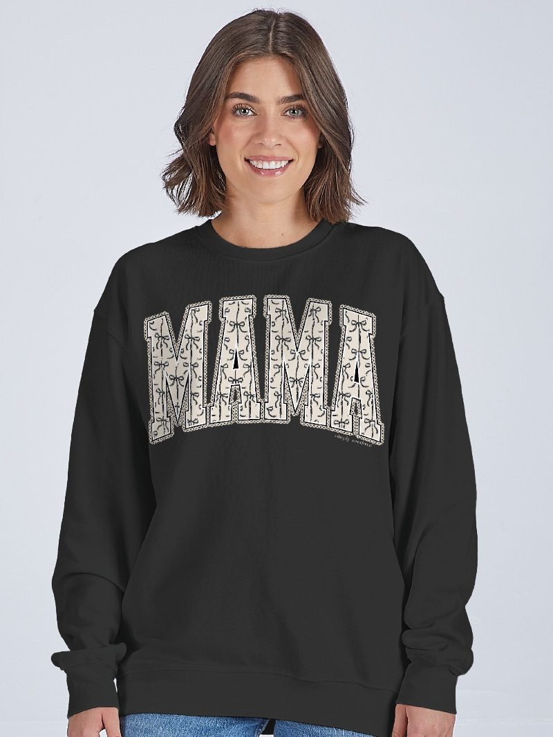 CREW-MAMA-BLACK