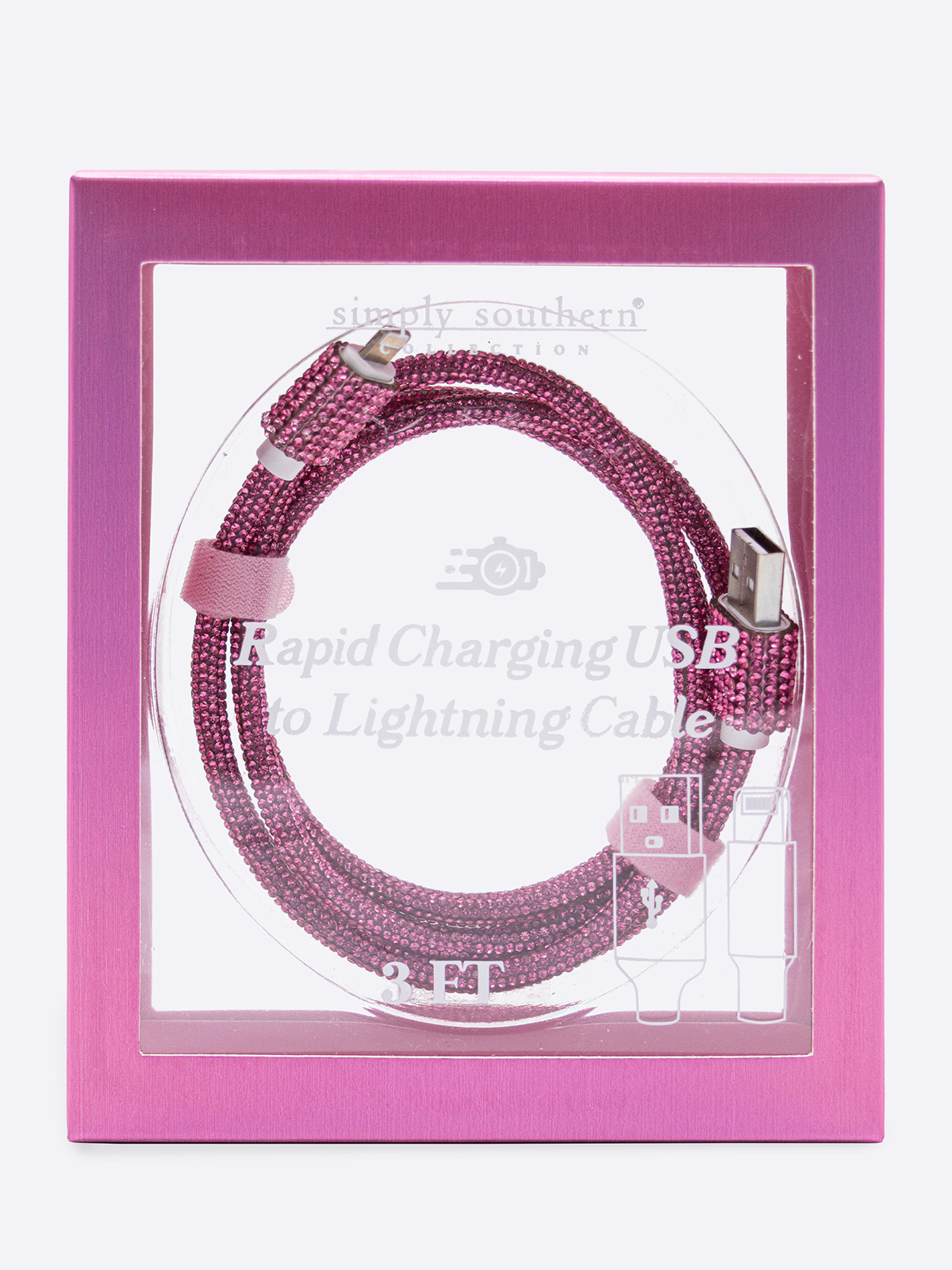 0225-TECH-CBL3-LGT-PINKGLT 0225-TECH-CBL3-LGT-PINKGLT