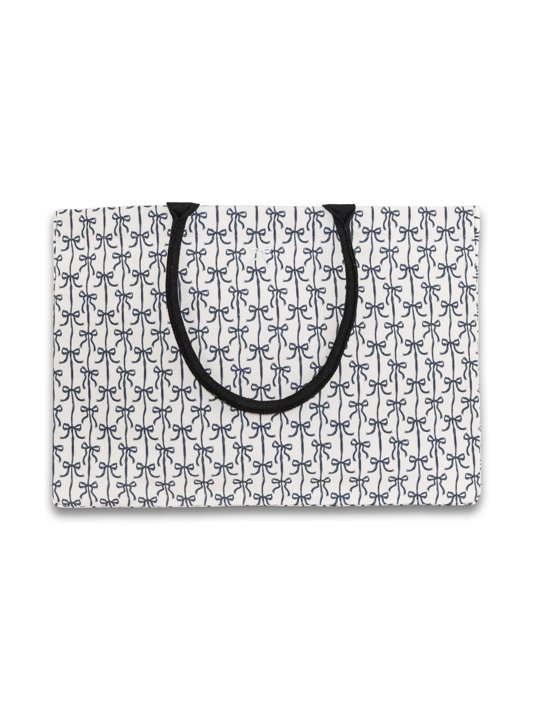 0126-BAG-TOTE-SEA-BLKBOW