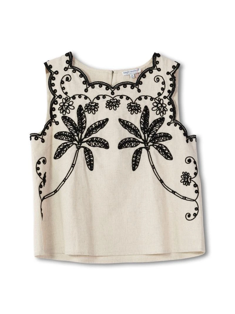 PP-0126-TOP-EMB-LINEN-SM