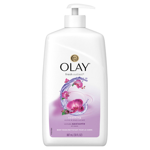Olay Fresh Outlast Soothing Orchid &amp; Black Currant Body Wash 30 oz