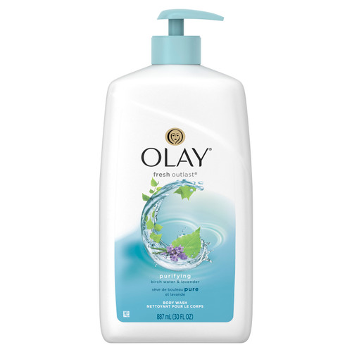 Olay Fresh Outlast Purifying Birch &amp; Lavender Body Wash 30 oz