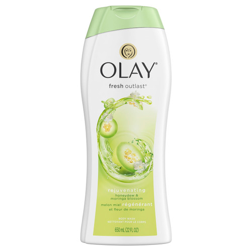 Olay Fresh Outlast Rejuvenating Honeydew and Moringa Blossom Body Wash 22 oz