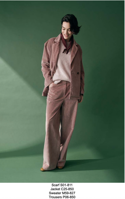 TROUSERS CORDUROY modelo FI25-P06-850 de la marca FLOOR color NINFEA