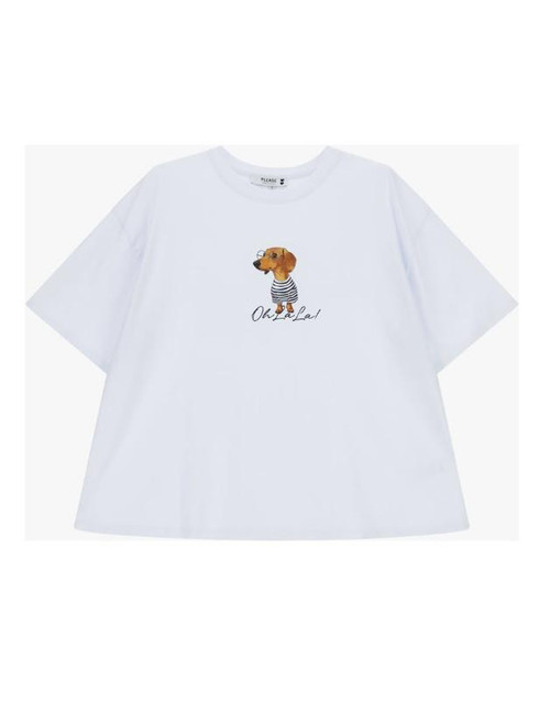 Camiseta modelo T7091285 de la marca PLEASE color blanco