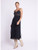 ROBE LONGUE BONNET BRODE modelo REINA black