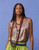 Top sin manga modelo SS25608-T000 de la marca NIU color Goiaba / Guava