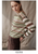 SWEATER CREW NECK P A TCHWORK STRIPES modelo FI25-M68-829 de la marca FLOOR color MUSCHIO