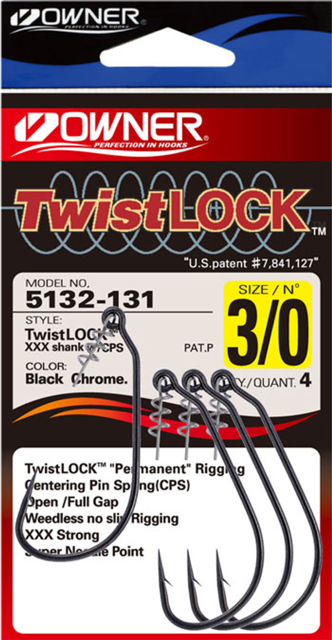Owner Twistlock 3X Unweighted Hooks